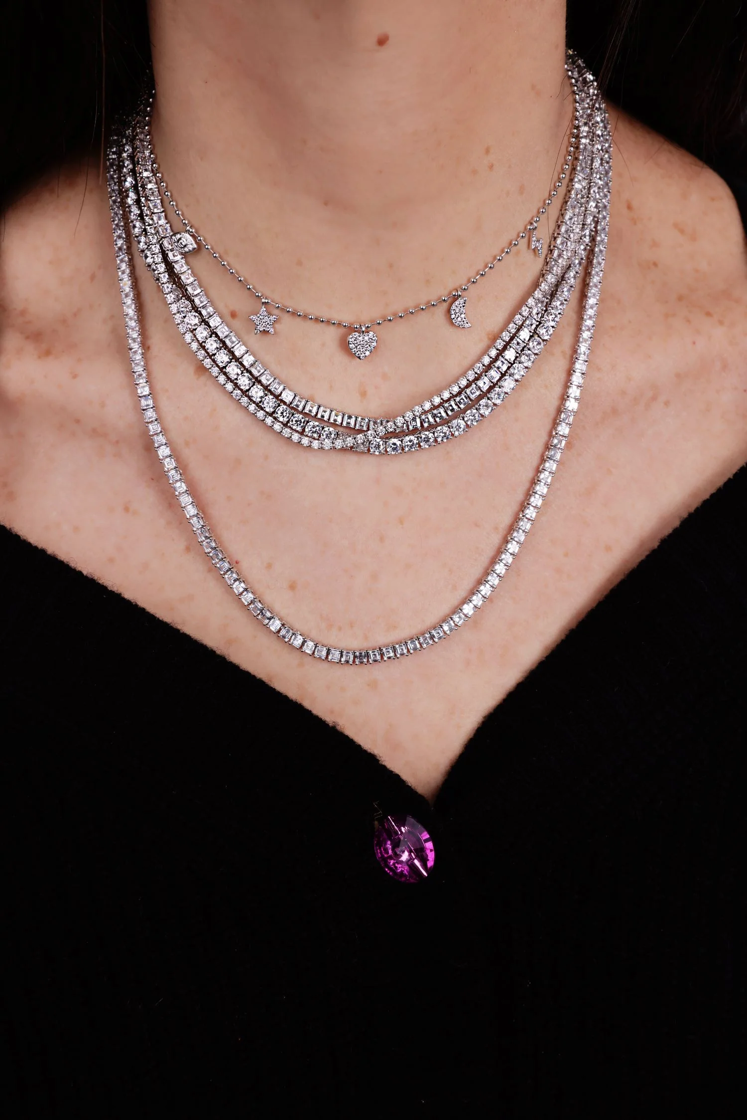 Princess Tennis Necklace - Image 5