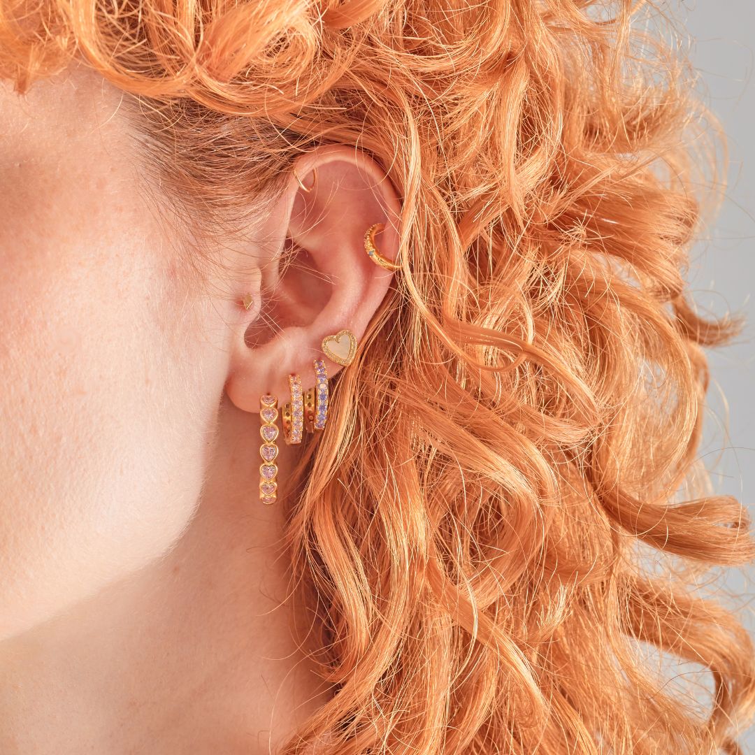 Stone Heart Studs - Image 7